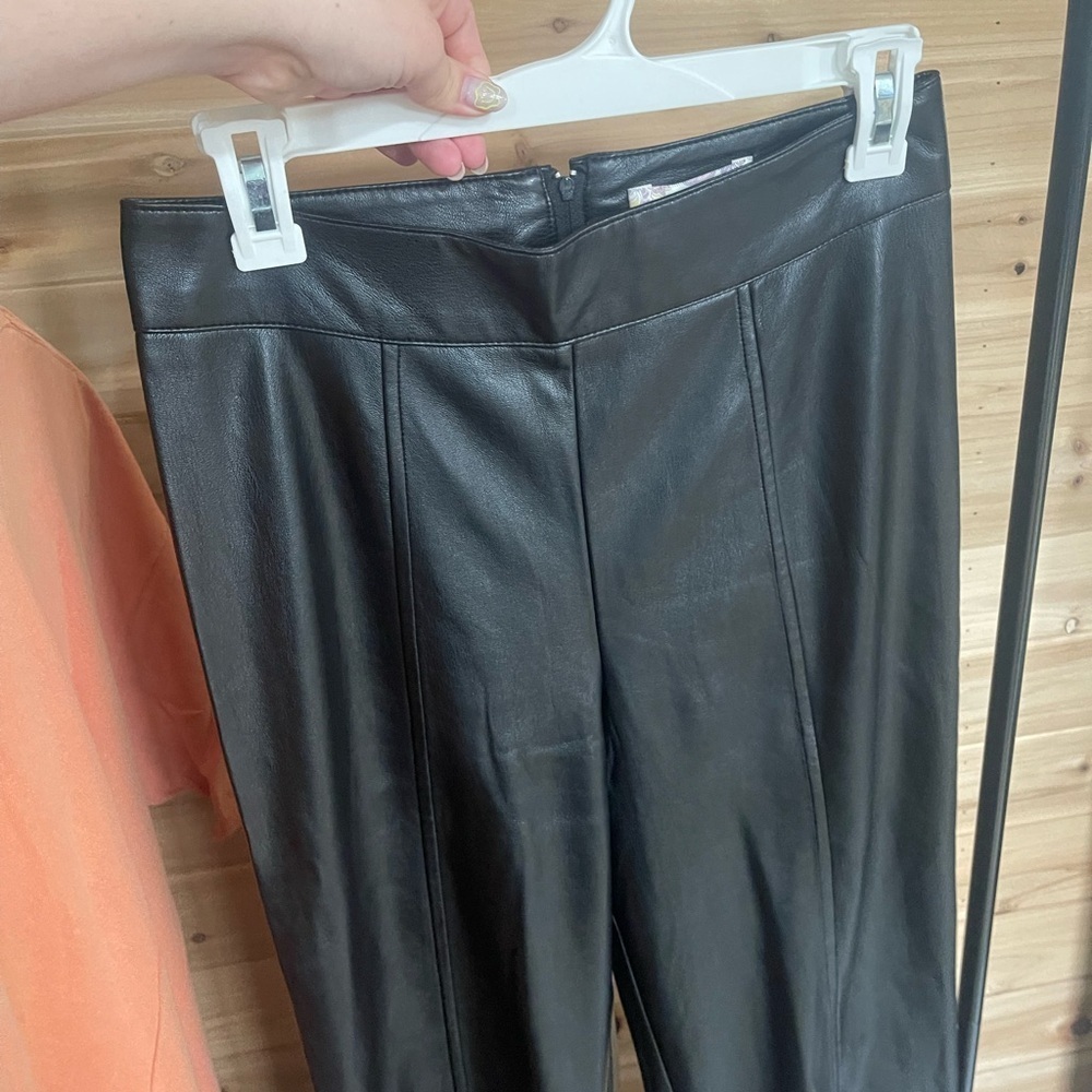 Black Straight Leg Dress Pants - Picture 2 of 6
